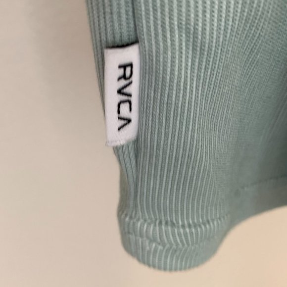 RVCA PEAK-A-BOO BACK MINI DRESS, Mint Green, Size S - Picture 6 of 8